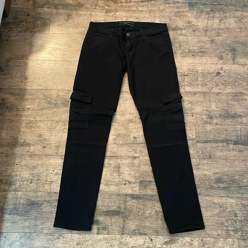Hudson Black Cargo Jeans